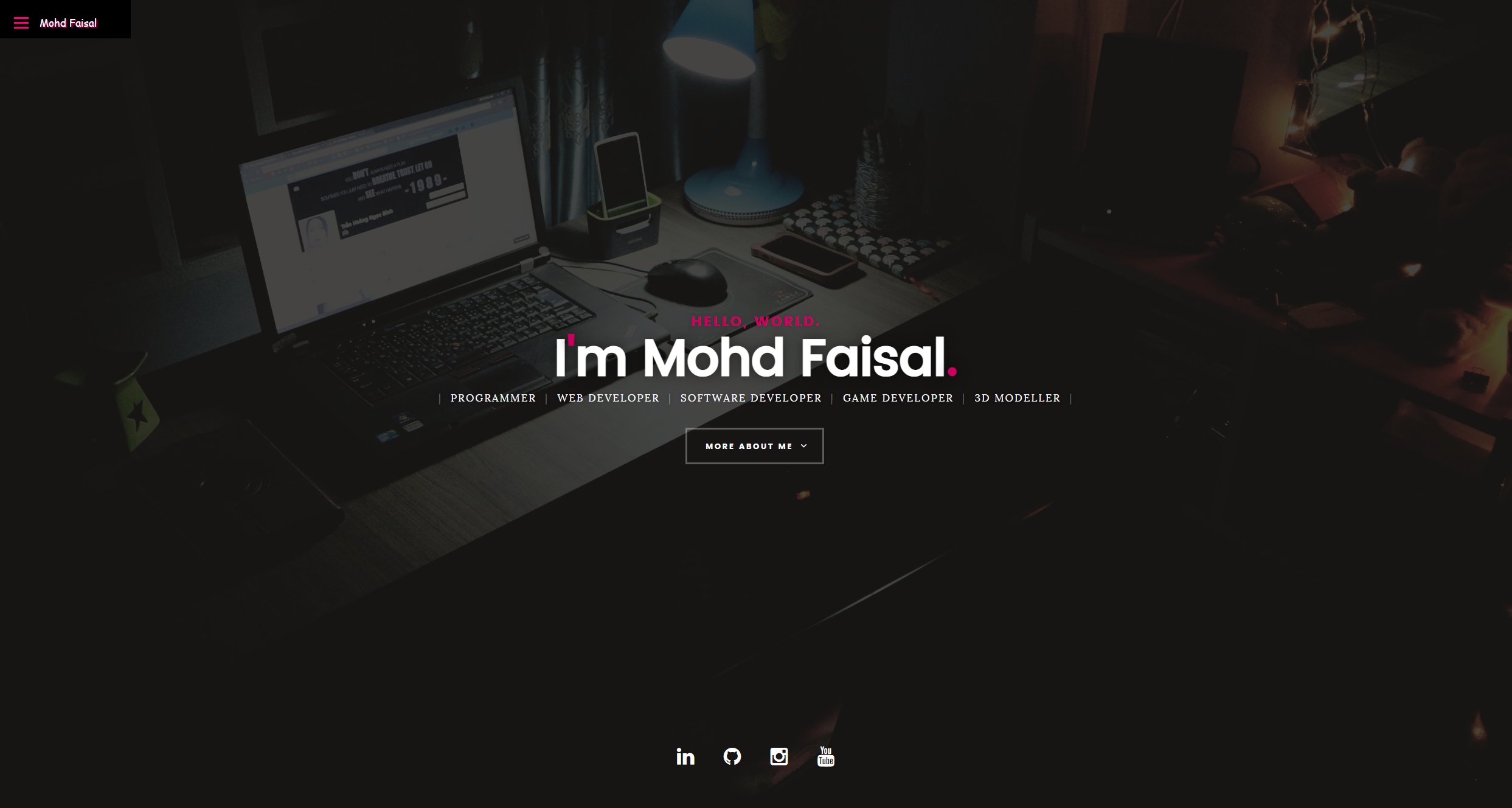 Mohd Faisal | Portfolio Website | Computer Science Engineer